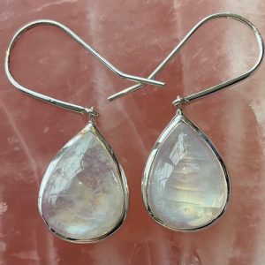 Earrings - Moonstone